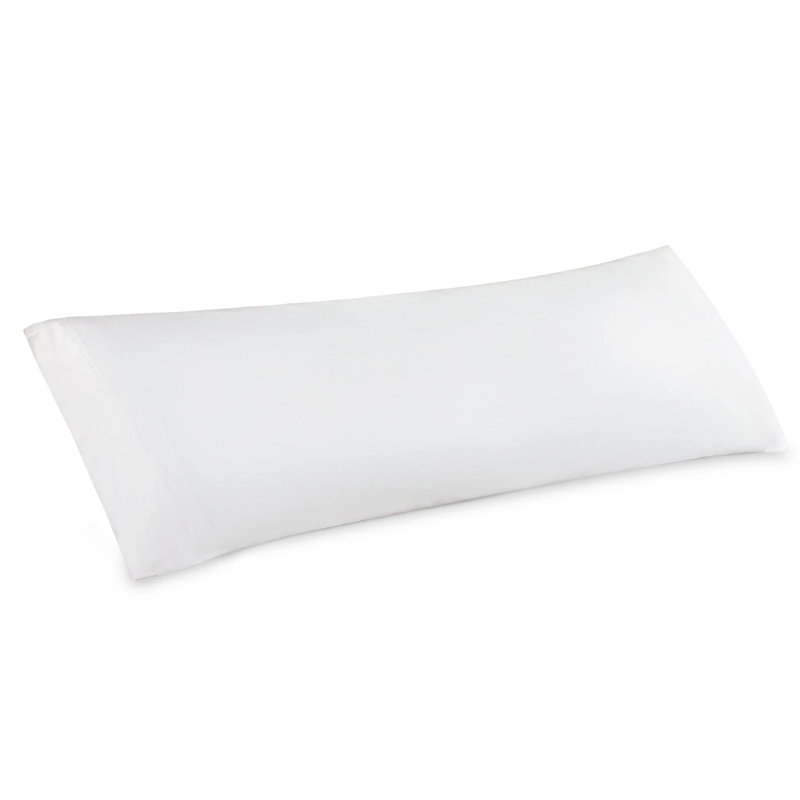 Rayon from Bamboo Pillowcase with Envelope Closure, White, Body Pillowcase