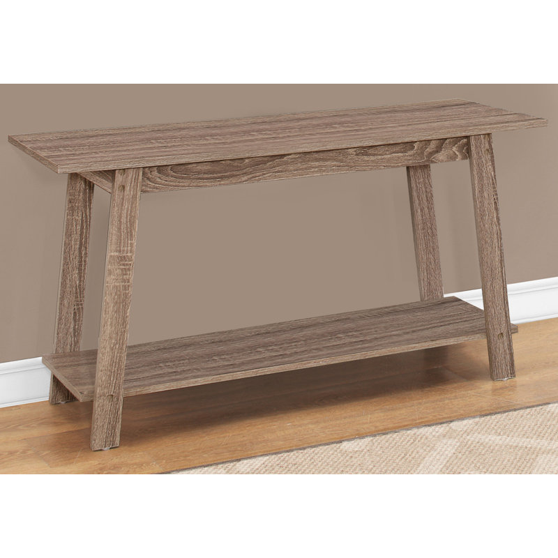 Meuble télé, console de 42 po, meuble multimédia, tablettes de rangement, salon, stratifié de chambre à coucher, contemporain, moderne