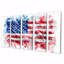 Aquarelle, drapeau américain - Art mural américain - ensemble d'art mural traditionnel 5 pièces-2037586770