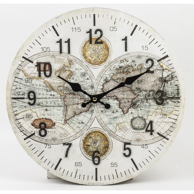 Ares Wood Wall Clock