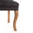 Oshawa 18.5 " H Tufted Linen Upholstered Solid Wood Parsons Chair