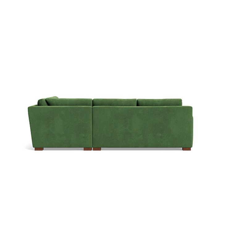 Catalina Sectional, Performance Velvet - Ivy, Right Hand Facing