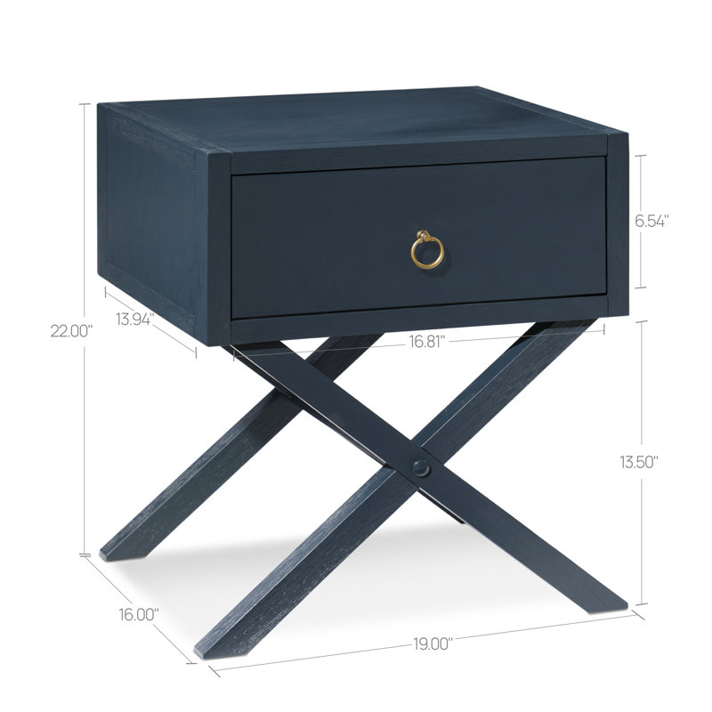 Table de bout avec rangement Ariyah
