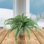 20" Boston Fern Artificial Plant - 50 Branches, 48" Wide, Faux Greenery for Indoor Outdoor Home Decor