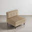 Fauteuil capitonné en velours côtelé-1283549084