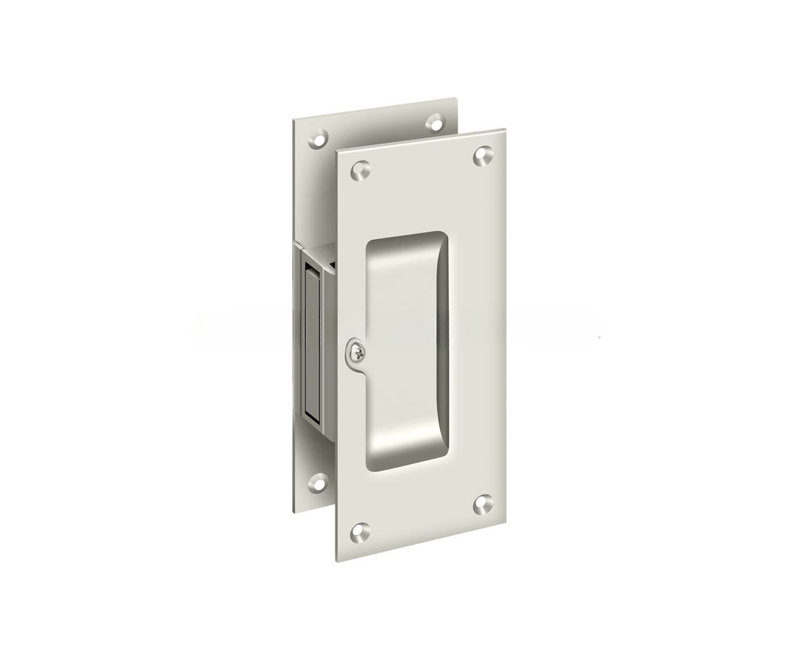 Serrure de poche décorative 6 po Deltana SDP60U14, nickel poli, Nickel poli