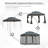 Outsunny 11' X 11' Pop Up Canopy-112831154-112831158