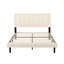Grand lit plateforme tapissier en tissu-129694018