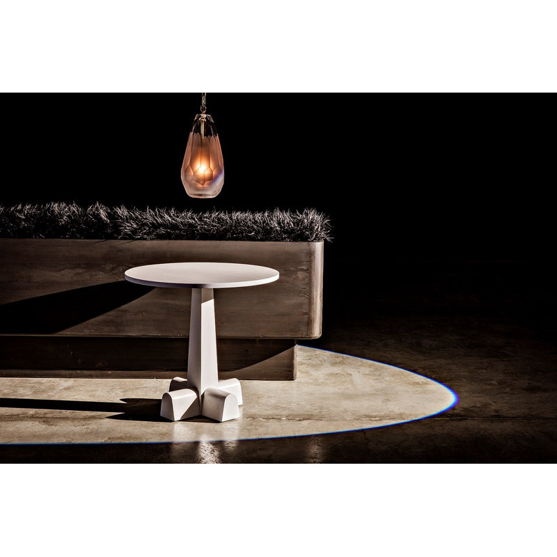 Camellia Solid Wood End Table