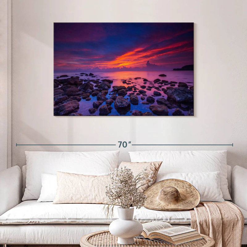 Gillard Purple Gillard Sunrise, 30" H x 45" W