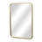 Nuvelle Rectangular Gold Metal Framed Wall Mirror | Studded |
