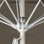 Parasol de jardin commercial en bois gris 11 pi avec des poulies en fibre de verre-693176627