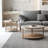 Round rock plate end table combination-105512078