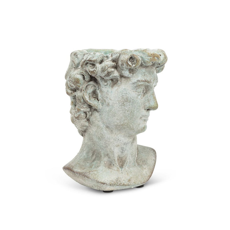 Aashir Statue Planter, 6" H x 3" W x 3" D