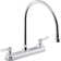 , 1.5 gpm Triton Bowe 1.5 gpm Kitchen Sink Faucet with 9-516 In. Gooseneck Spout, Aerated Flow and Lever Handles