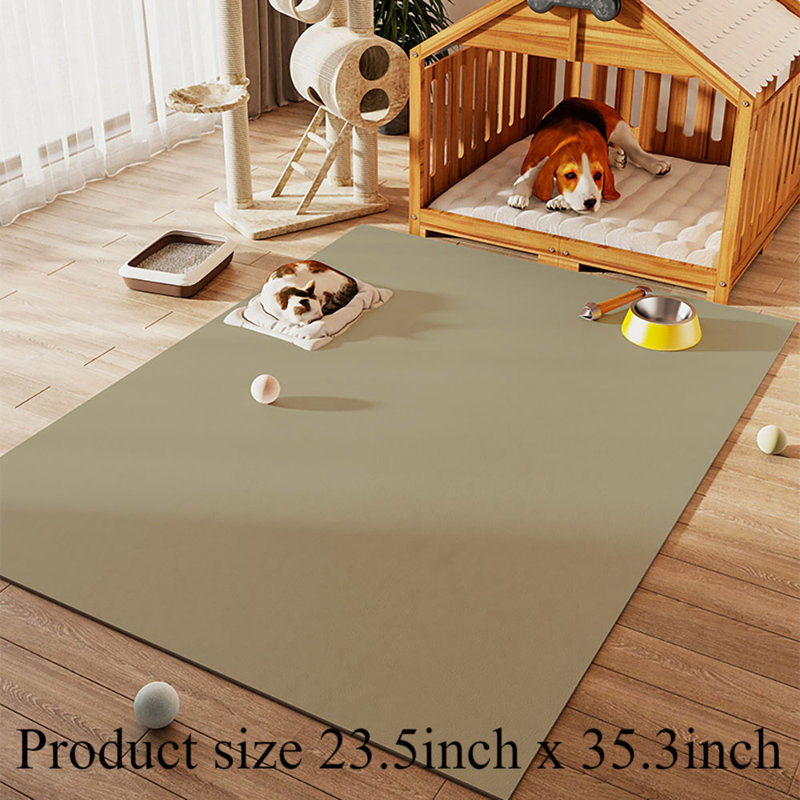 Tapis pour animaux, Grand (l 23,40 po x P 35,20 po x H 0,50 po), Vert