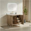 Meuble-lavabo de salle de bain autoportant à montage sur plan de 36 po entièrement assemblé en bois -661856750