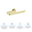 Blaze 9.7'' 1 Wall Towel Bar-91916481