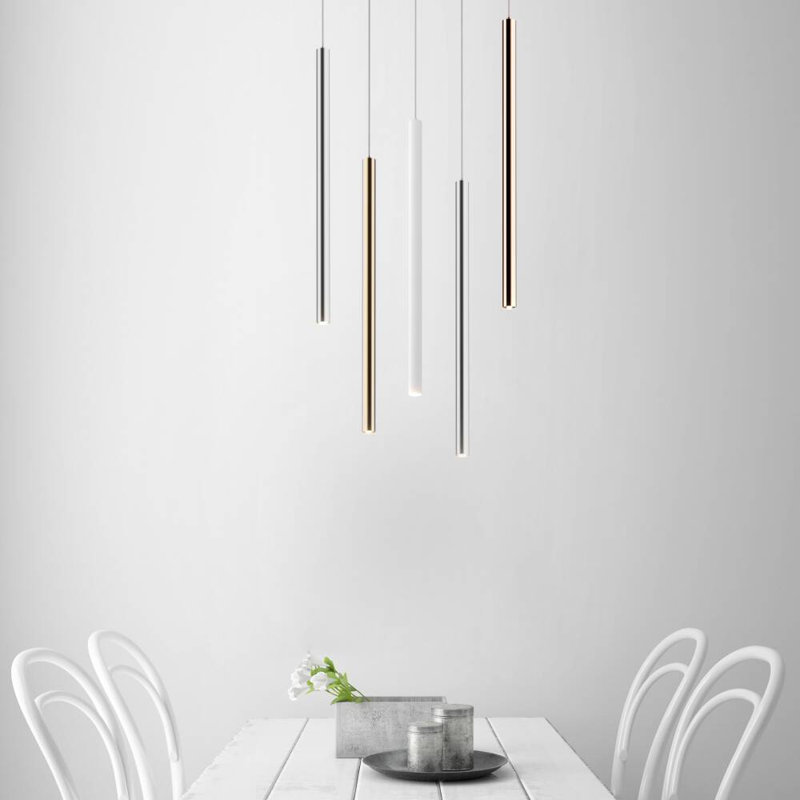 Denslowe 1 - Light LED Single Pendant, White