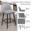 Ensemble de table de bar moderne avec tabourets 31,5 po Modern-144013844-144013929-144013930