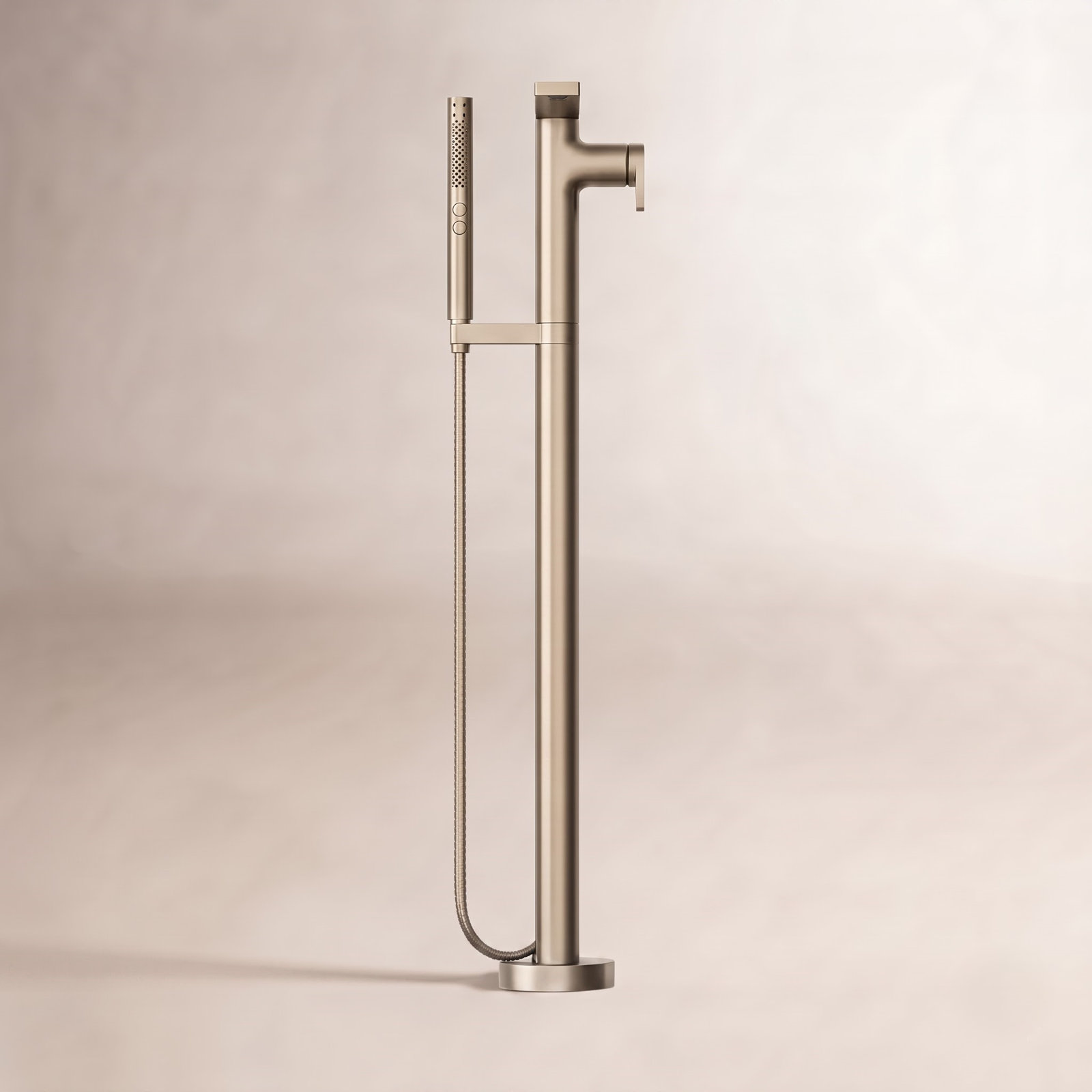 Composed Freestanding Bath Faucet, Vibrant Brushed Bronze