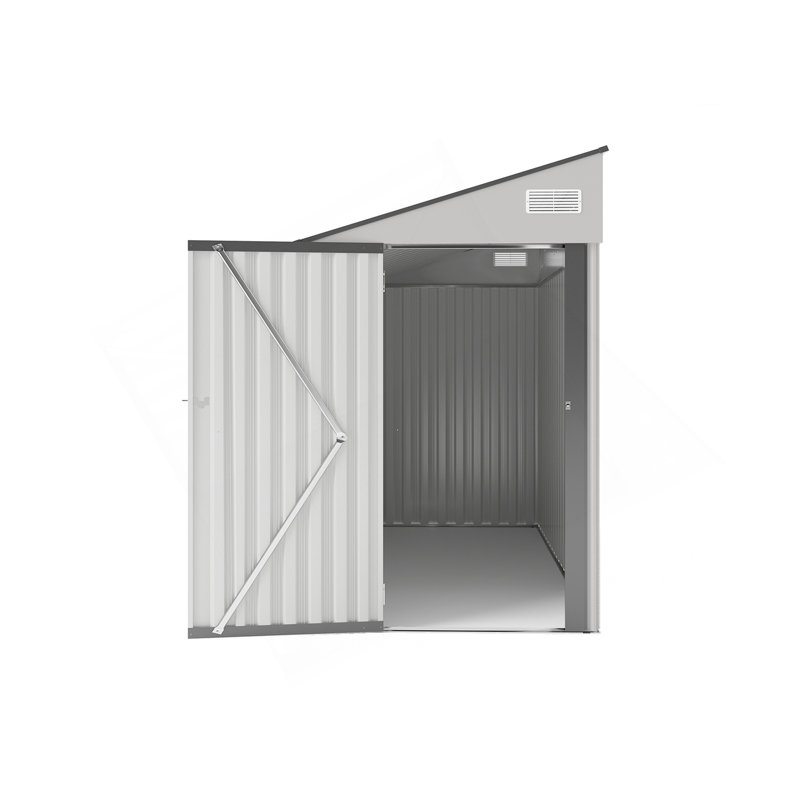 Campcraft Optional Two-Color Storage Shed, Single Hinge Door, Solid Structural Design, Good Ventilation, Surface With Protective Film, And Suitable For Various Scenarios