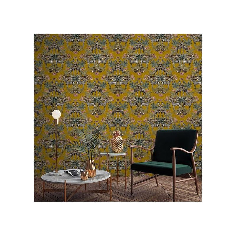Mira Animal Kingdom design Wallpaper 10m x 53cm Roll