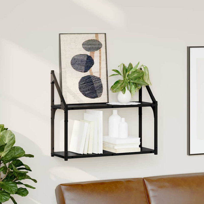 Floating Shelf, Black Oak