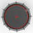 16FT Trampoline Pumpkin- Black