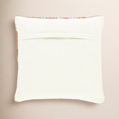 Vince Geometric Jute Blend Throw Pillow