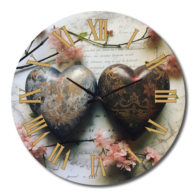 Khloe - Japon Woman Wall Clock, Large