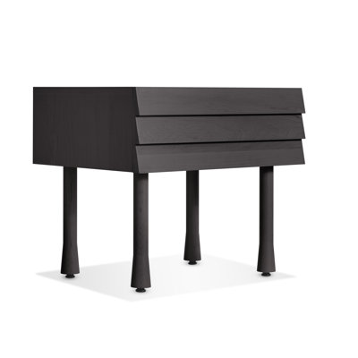 Lap 1 - Drawer Solid Wood Nightstand
