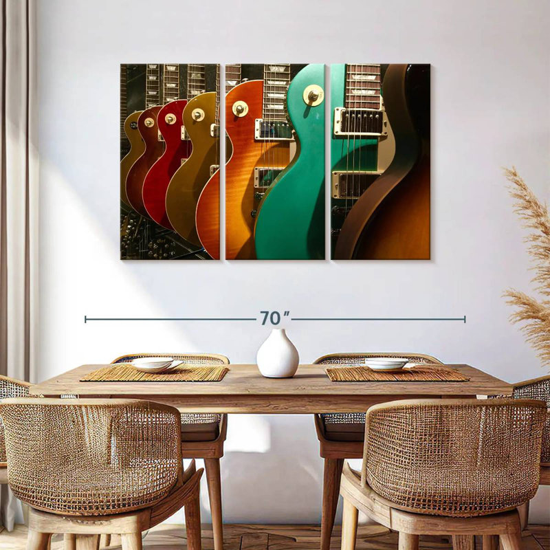 Abarca Electric Guitars Display, 36" H x 57" W