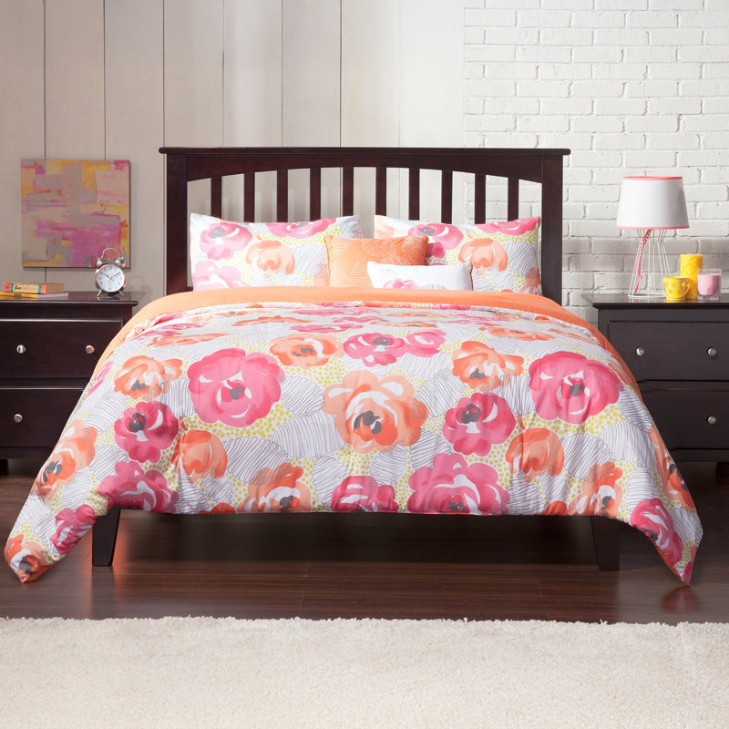 Huntsville Solid Wood Platform Bed, King, Walnut