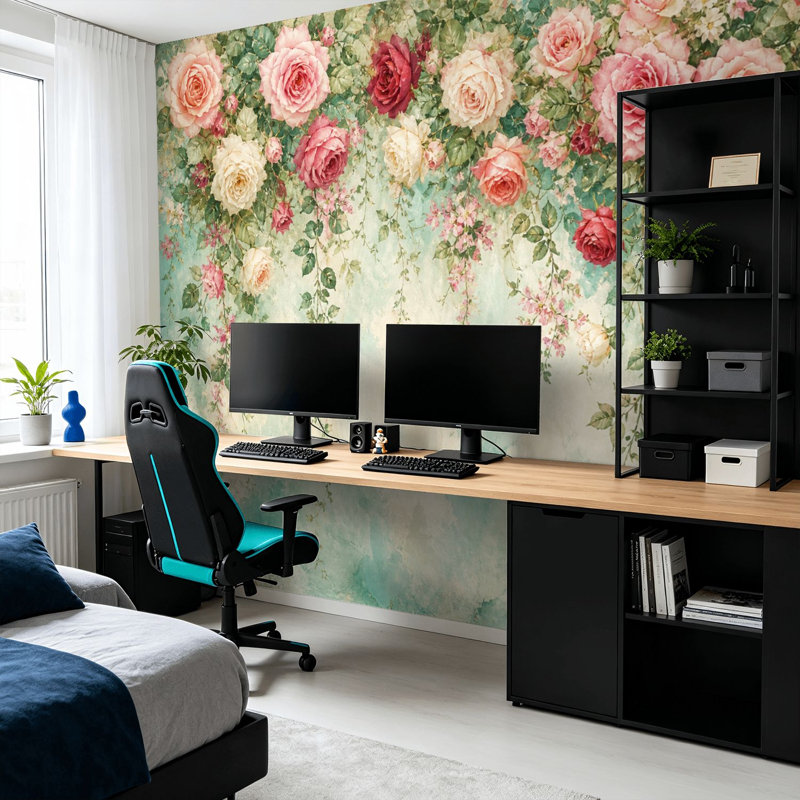 Papier peint adhésif auto-adhésif moderne pour la chambre à coucher Peel and Stick L 100 po x l 144 po