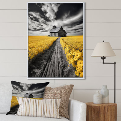 «Tolima Barn Country Legacy Pointillism IV», reproduction sur toile