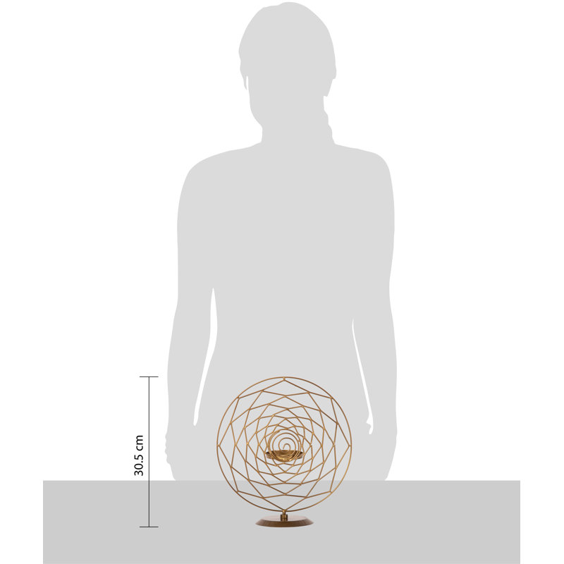 Plat de table en fer 12,2 "