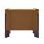 Chaise d'appoint moderne avec dossier capitonné et accoudoirs arrondis Kesten-133286599
