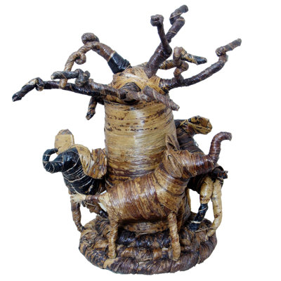 6'' Handmade Fibre Animals Hanging Figurine Ornament