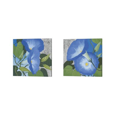 Morning Glorious Silver By Kathrine Lovell, Canvas Art (Set Of 2) -  Red Barrel StudioÂ®, 3F2986144DD84B4DAC9EFA34DFA51C3D