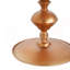 Small Round Gold End Table, 29.3" Height, Vintage Metal Accent