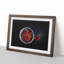 Red Chilli's in a Bowl in Abstract - Picture Frame Graphic Art Print-55771896-55771894