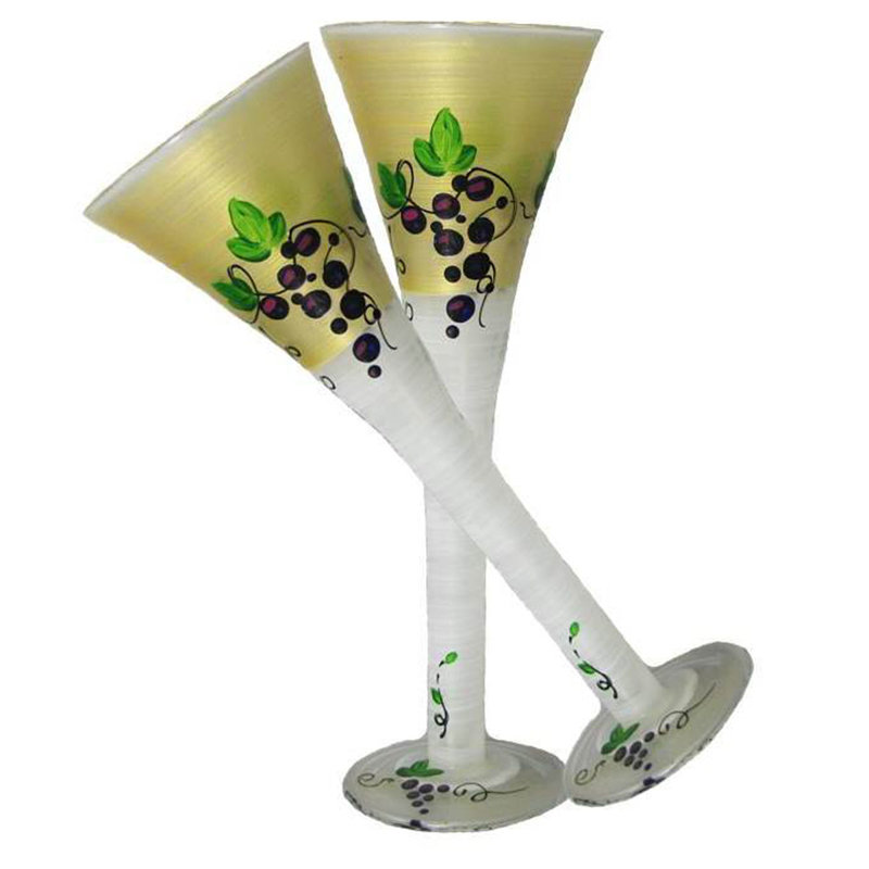Flûte en verre Grapes 'n Vines