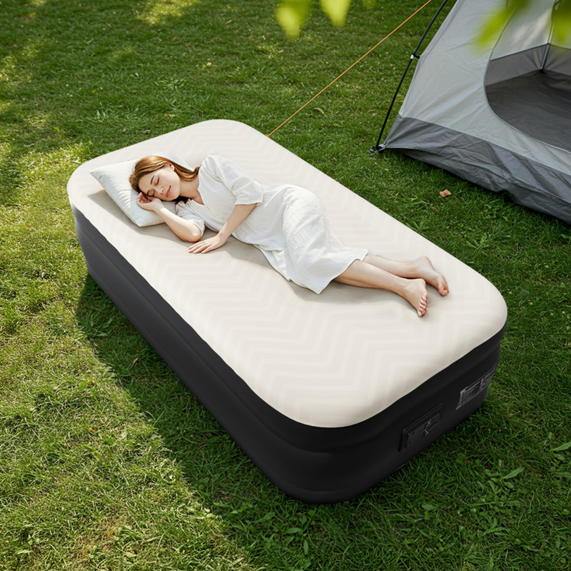 Matelas gonflable pour patio avec pompe intégrée, Twin
