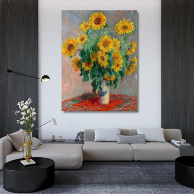 «August Grove® Monet, Claude», art sur toile tendue sous le titre: SuFootballowers