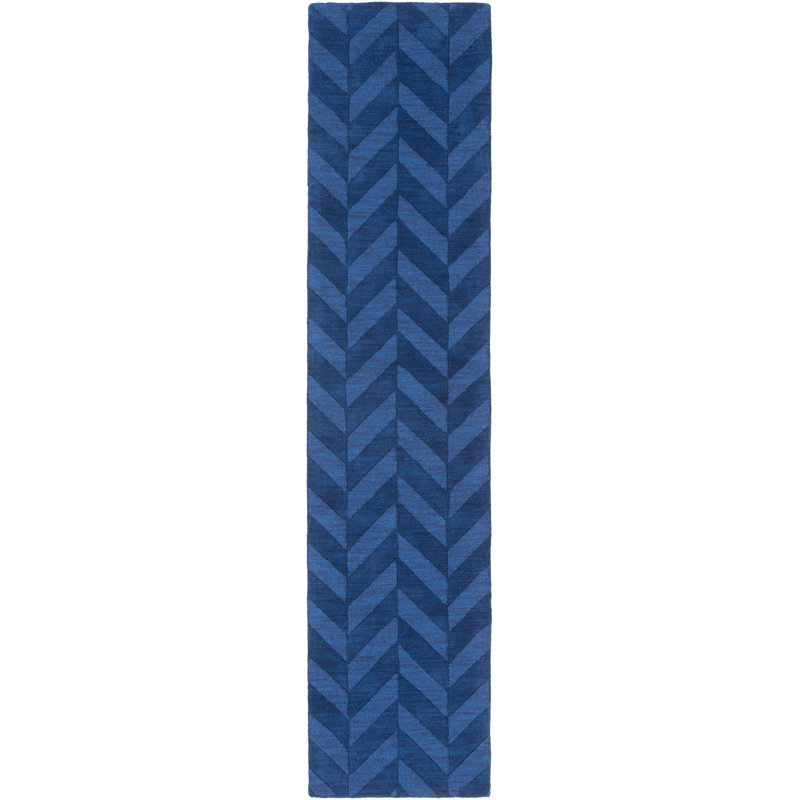 Zora Wool Chevron Indoor Rug, Round 9'9"