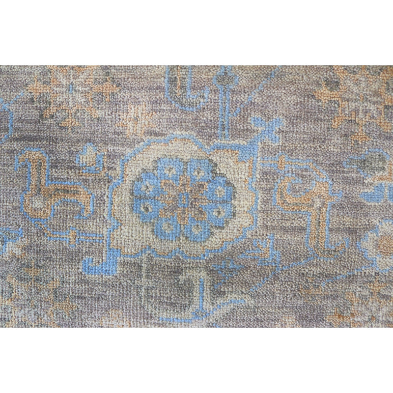 Tapis rectangulaire unique de 9 pi 2 po x 12 pi 3 po gris