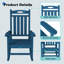 Ensemble de 2 chaises berçantes d'extérieur-131528908