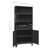 Bookshelf Bookcase with 3 Shelves Decor Cabinet with Display Steel-477102994