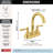 Two Handle Centerset Bathroom Faucet-125061991